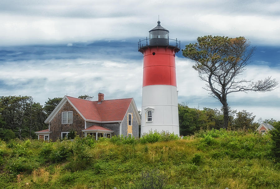 Nauset Lighthouse Photograph by Wade Aiken