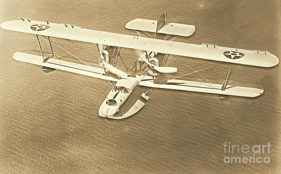 Navy Seaplane PN9 in Flight Photograph by Padre Art