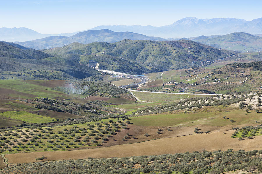 Near Casabermeja, Spain. Countryside. Photograph by Ken Welsh