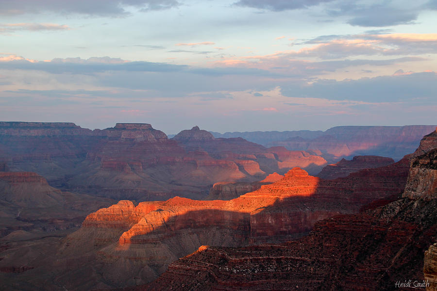 Grand Canyon National Park Photograph - Nearing Sunset by Heidi Smith