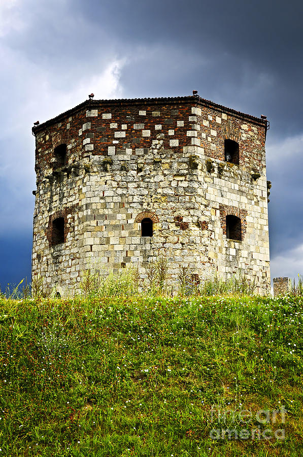 Dungeon Photograph - Nebojsa tower in Belgrade by Elena Elisseeva