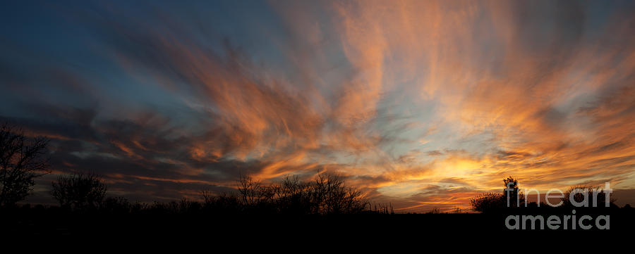Nebraska Sunset Photograph by Art Whitton