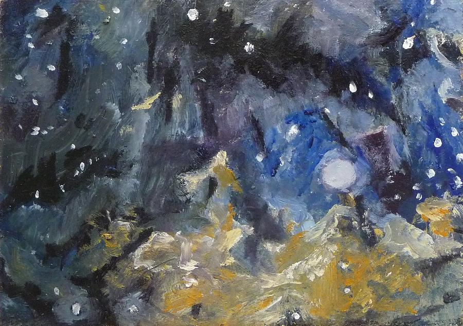 Nebula Painting by Jessmyne Stephenson