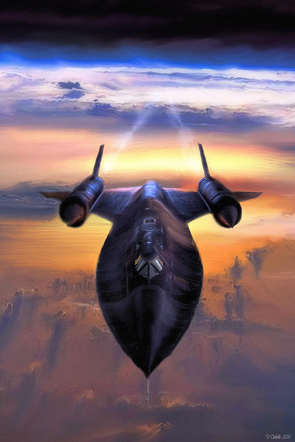 Blackbird Digital Art - Need For Speed by Peter Chilelli
