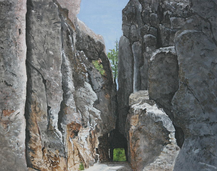 Needles Highway Painting by Betty-Anne McDonald