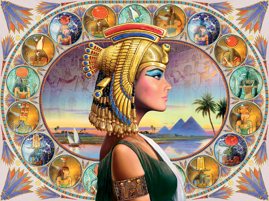 Portrait Photograph - Nefertari Variant 3 by MGL Meiklejohn Graphics Licensing