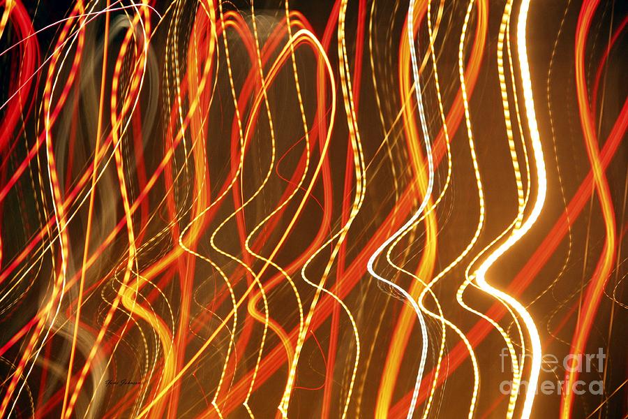 Neon abstact  Photograph by Yumi Johnson