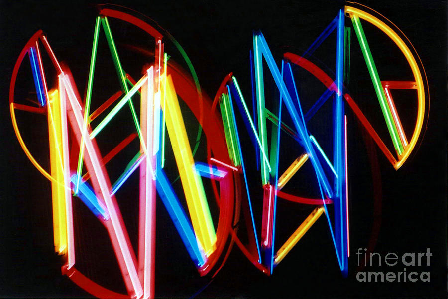 Neon Abstract Photograph by Susan Stevenson