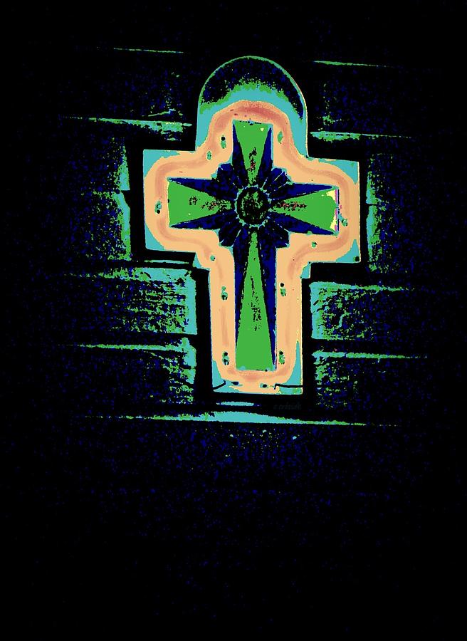 Neon Jesus Photograph by Chris Berry