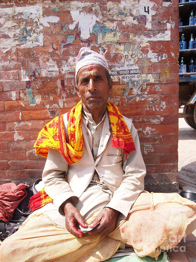 Nepali Priest 2 Photograph by Kristina Burnham - Fine Art America