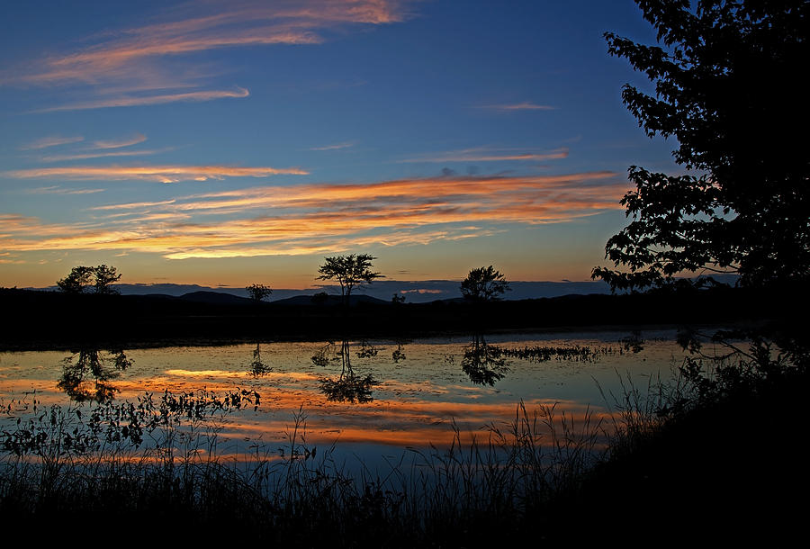 Nerepis Marsh Sunset Photograph by Jeff Galbraith