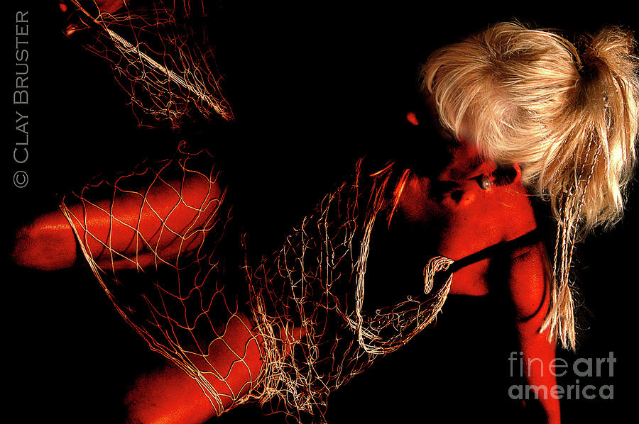 Netted a Red Photograph by Clayton Bruster