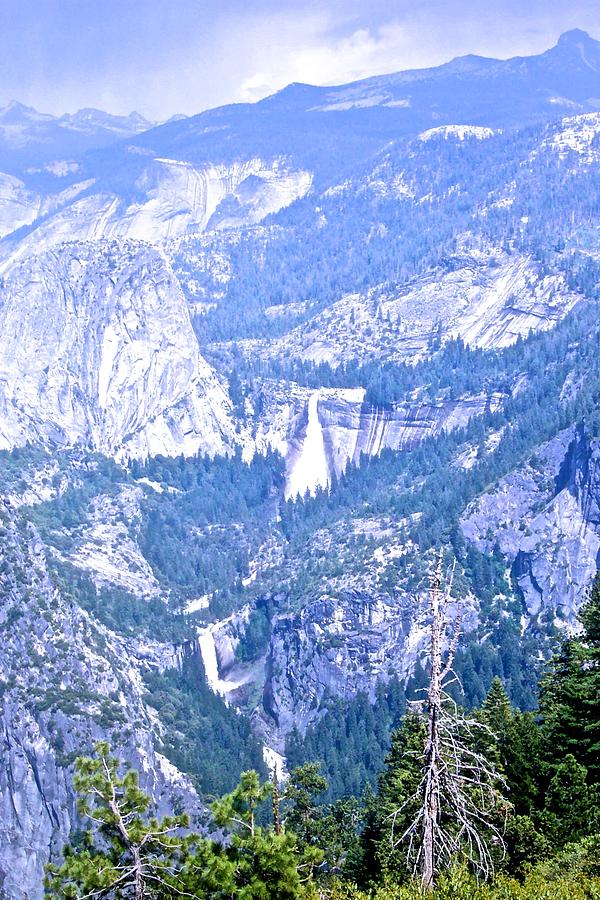 Yosemite National Park Photograph - Nevada and Vernal Falls by Eric Tressler