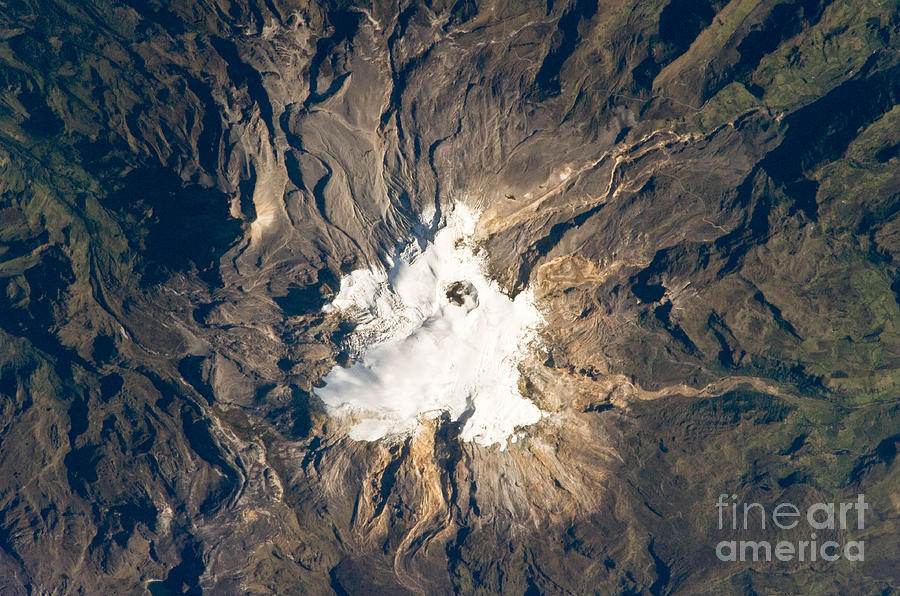 Nevado Del Ruiz Volcano, Colombia Photograph by NASA/Science Source