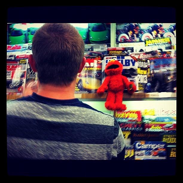 Toy Photograph - Never Leaves Home Without #elmo by S Smithee