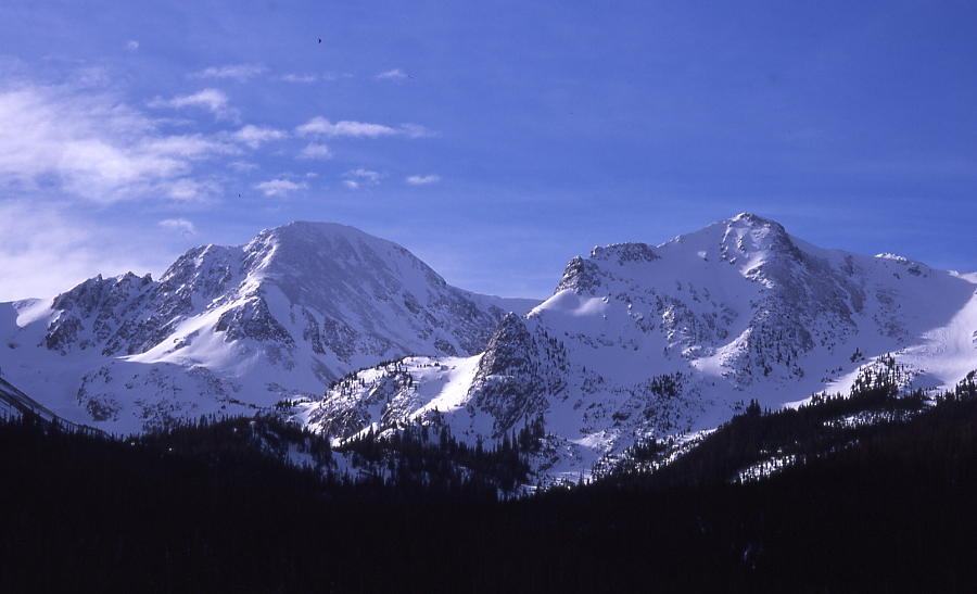 Never Summer Mountains From The Back Side by Cynthia Cox Cottam