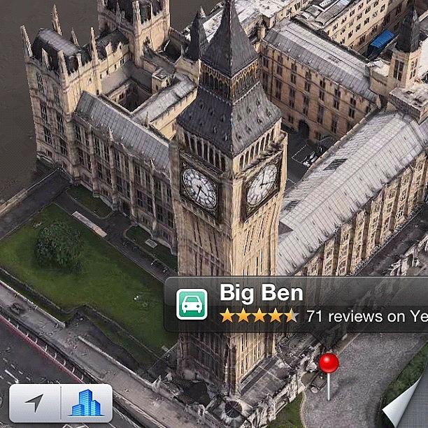 Apple Photograph - New 3d Flyover Mode In Maps App On Ios6 by Ady Griggs