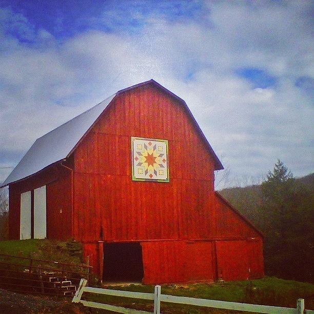 Farm Photograph - New Albany, Pa.

#farm #barn #red by John Robinson