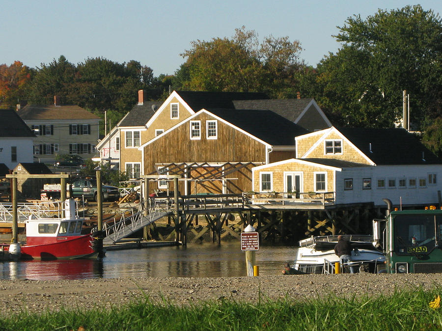 New England Harbor by Donna Thomas