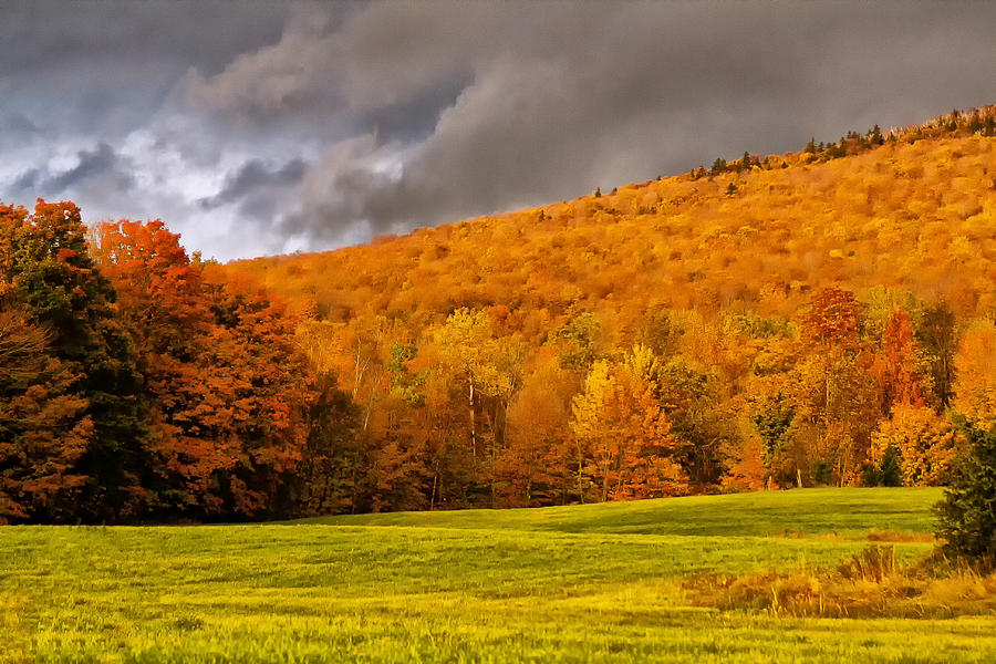 New Hampshire Fall Color Photograph by Bill Barber