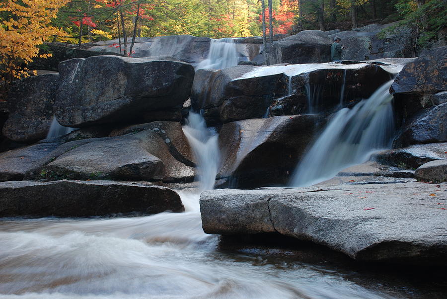 New Hampshire Waterfall 1 Photograph by Nancy De Flon