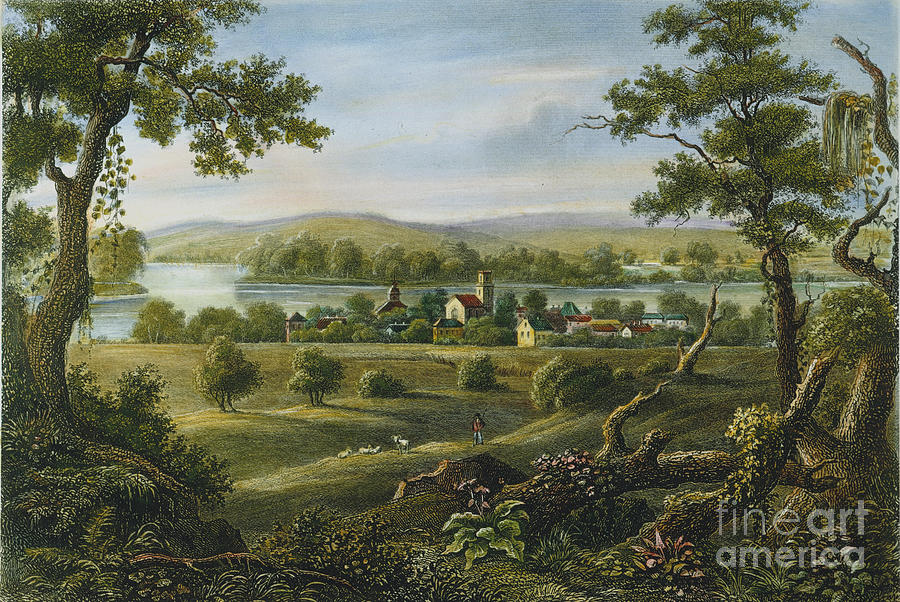NEW HARMONY, 19th CENTURY Photograph by Granger