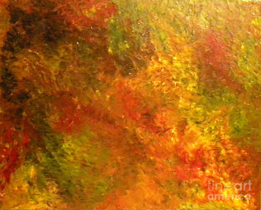 New Jersey Fall Painting by Etta Harris