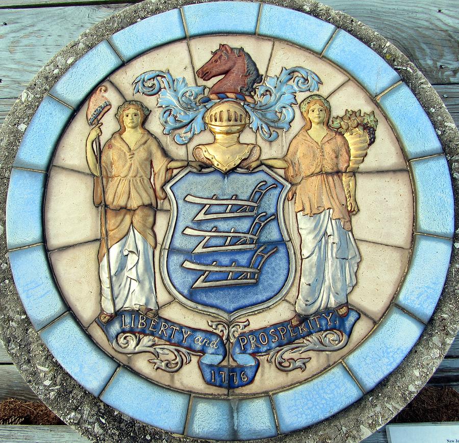 New Jersey State Seal Photograph by Susan Carella