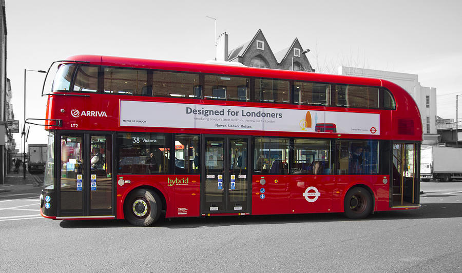 New London Red Bus Photograph by David French
