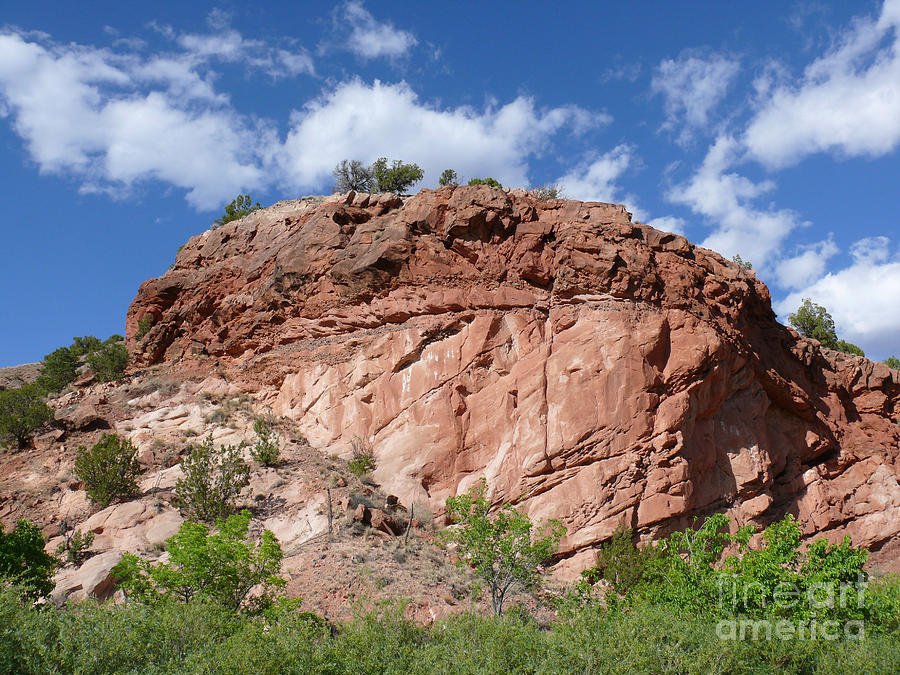 New Mexico Red Rock Photograph by Jeanne  Woods
