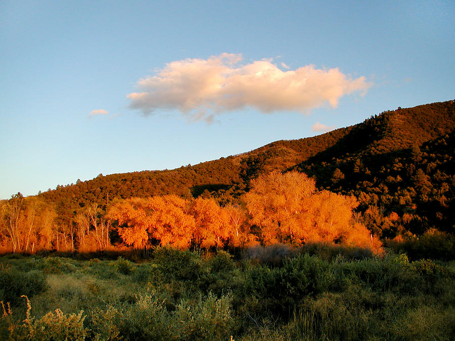 New Mexico series - Cloud over Autumn Photograph by Kathleen Grace