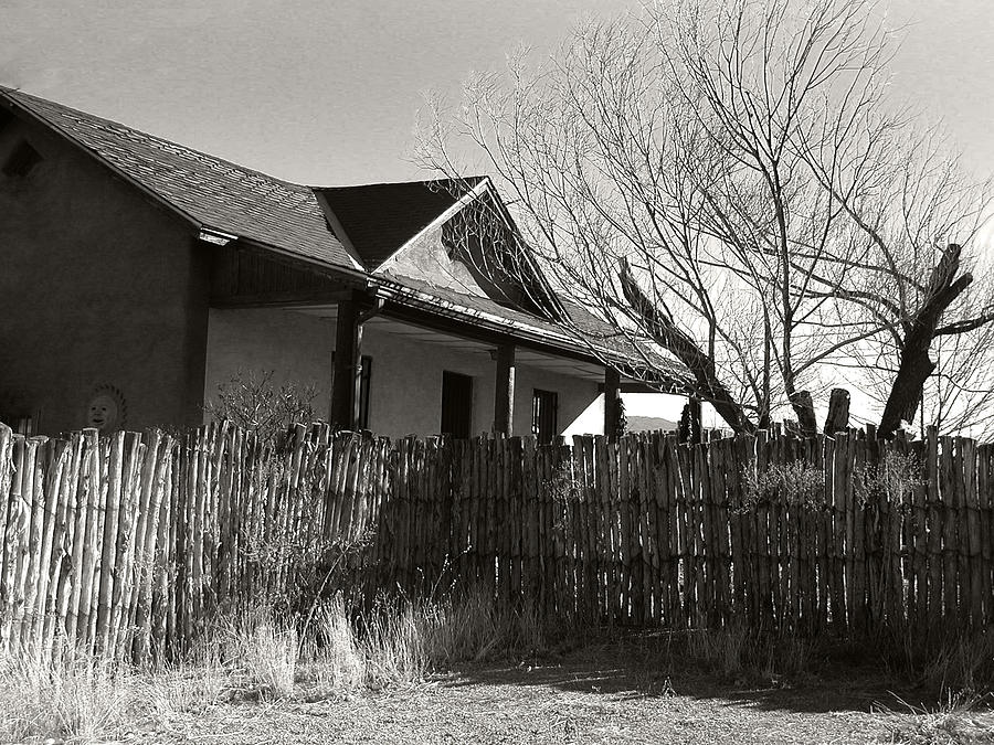 New Mexico Series - Fenced in House Photograph by Kathleen Grace