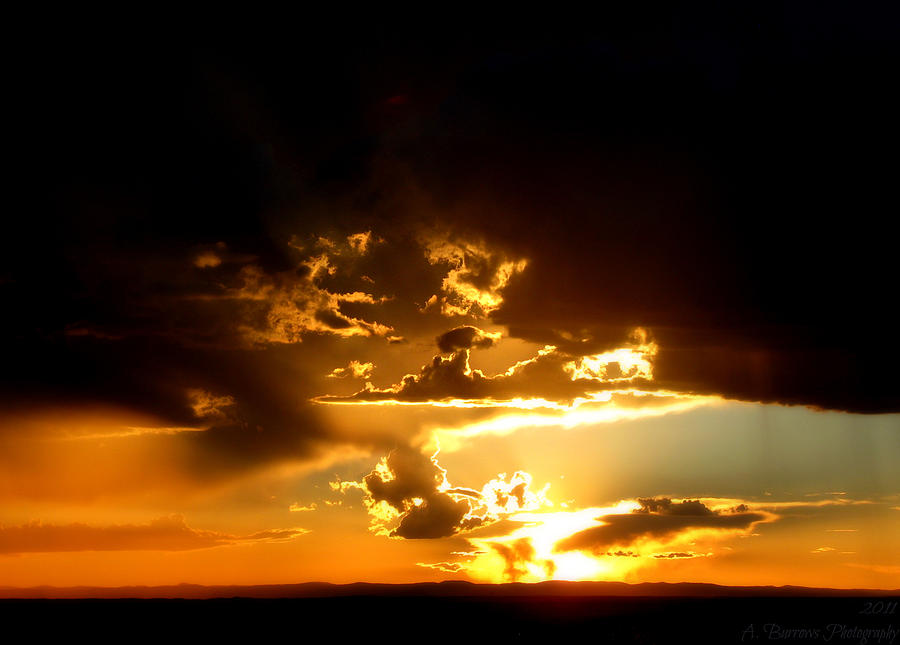 New Mexico Sunset Photograph by Aaron Burrows