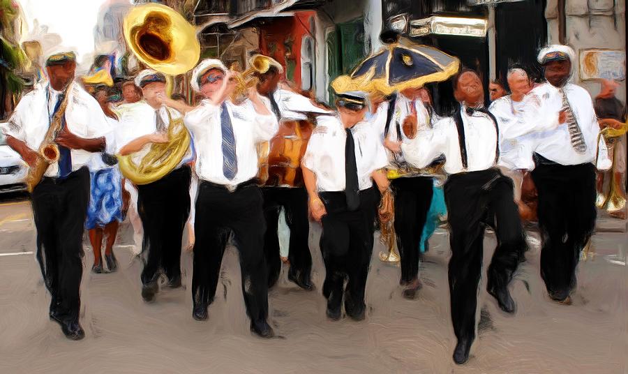 New Orleans Brass Band Photograph By Ellis C Baldwin - Fine Art America