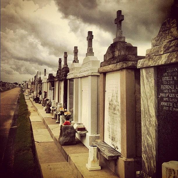 Graves Photograph - New Orleans Cemetery by Sonjia  Kiffe