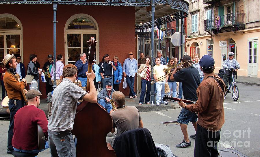 New Orleans Jazz Band Photograph by John  Kolenberg