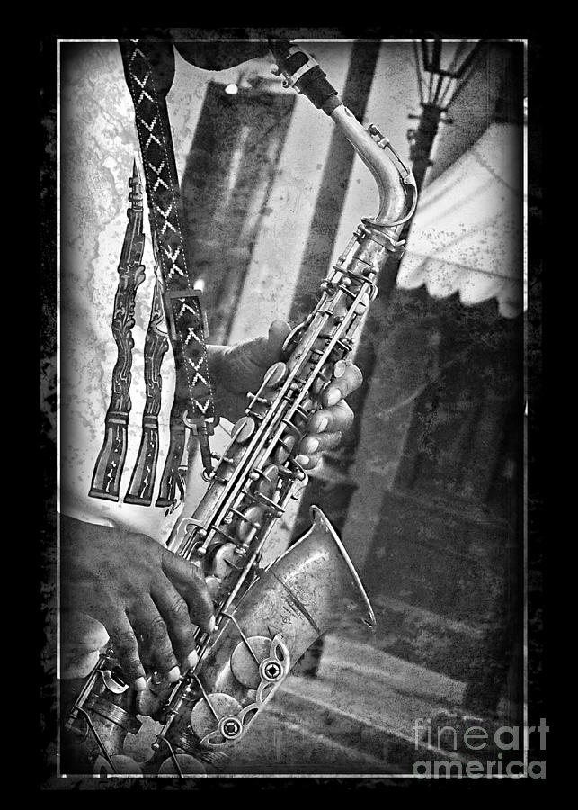 New Orleans Sax Photograph by Jeanne  Woods