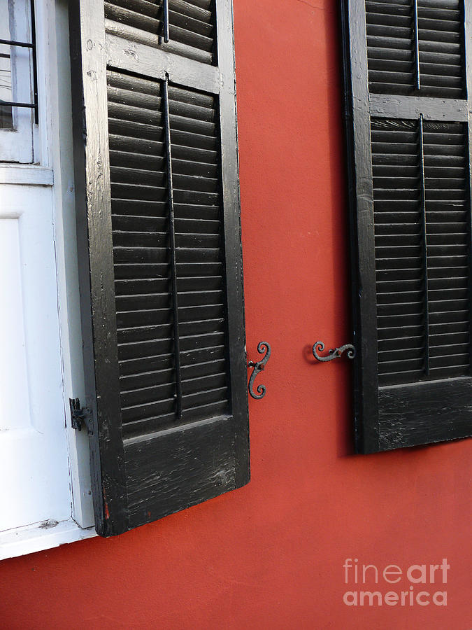 New Orleans Shutters Photograph by Jeanne  Woods