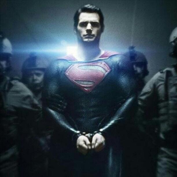 Superman Photograph - New Poster For Man Of Steel! #superman by Sudhindra Rao
