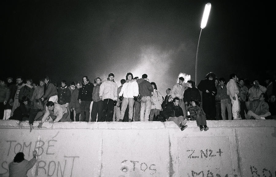 New Year At The Berlin Wall Photograph by Shaun Higson