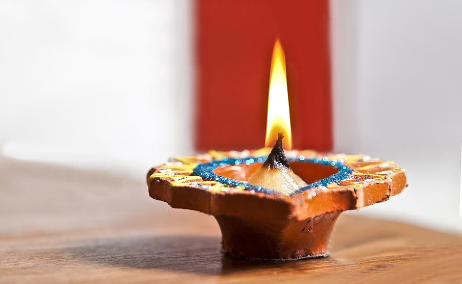 Pattern Photograph - New Year Flame by Kantilal Patel