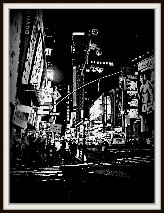 New York At Night-1 Photograph by Anand Swaroop Manchiraju
