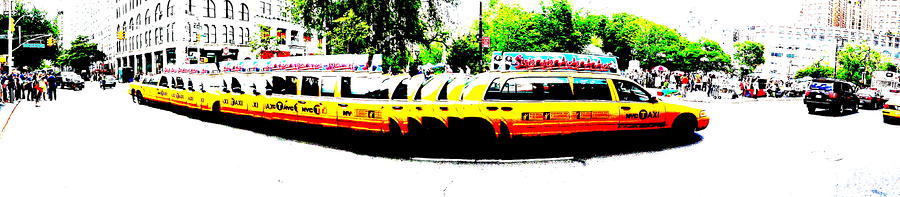New York Cabs Photograph by Funkpix Photo Hunter