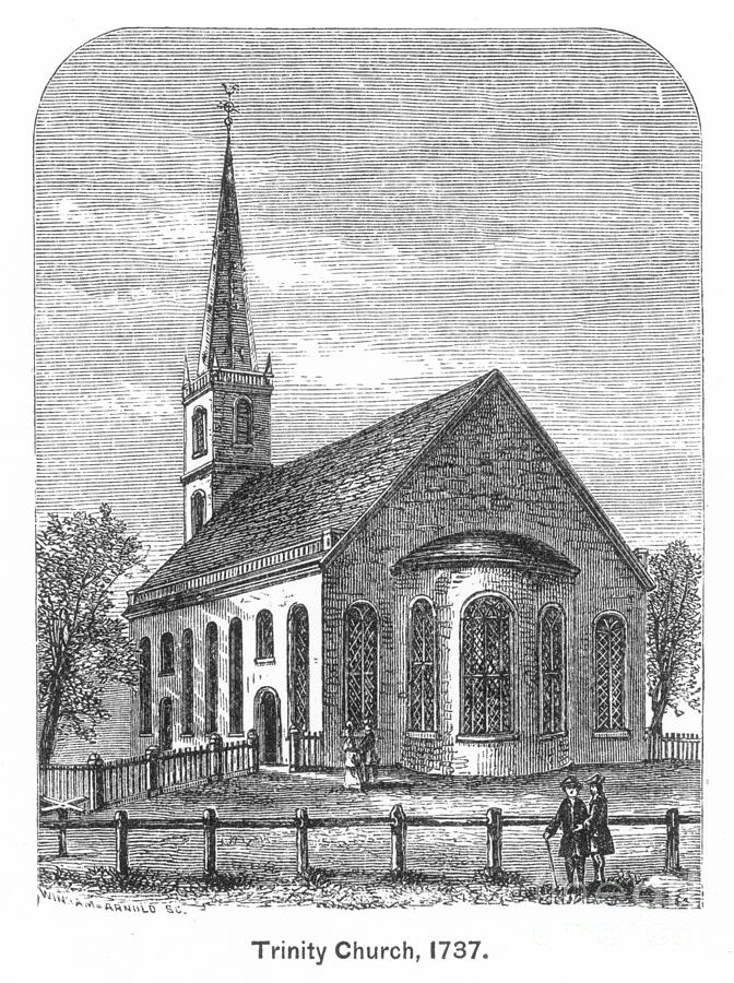 New York City Church, 1737 Photograph by Granger