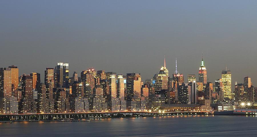 New York City from our bedroom Photograph by Ken Bascue - Fine Art America