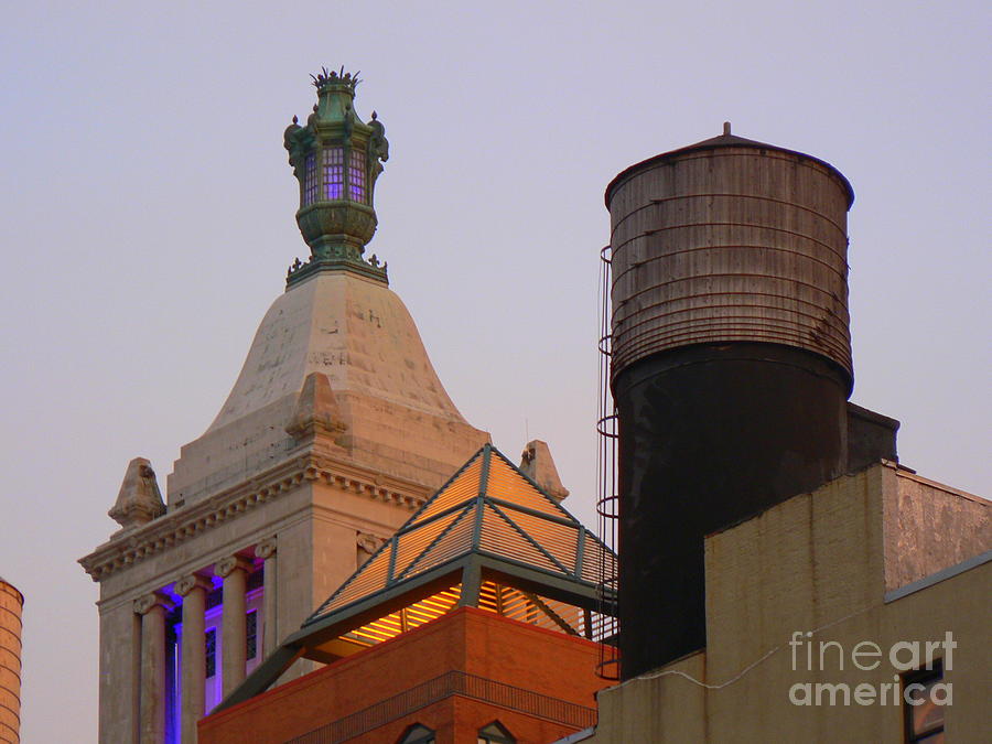 New York City Rooftops Photograph by Elizabeth Fontaine-Barr