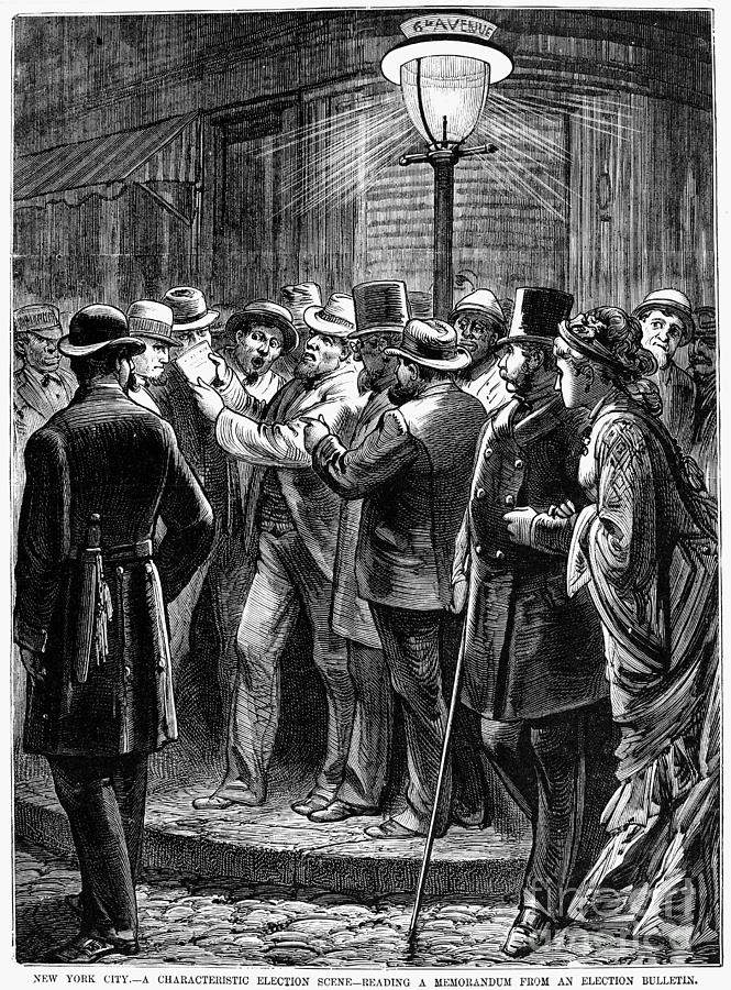 New York Election, 1876 Photograph by Granger Pixels
