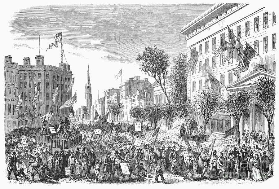 New York: Election Of 1864 Photograph By Granger