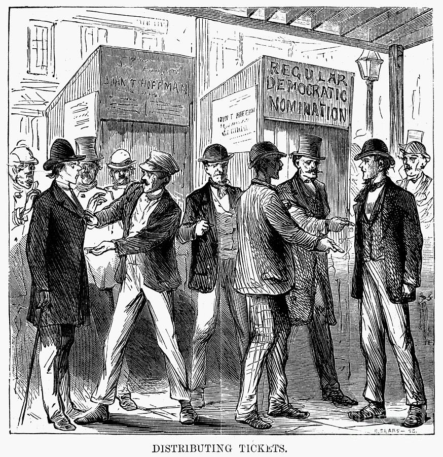 New York - Election Of 1870 Photograph by Granger
