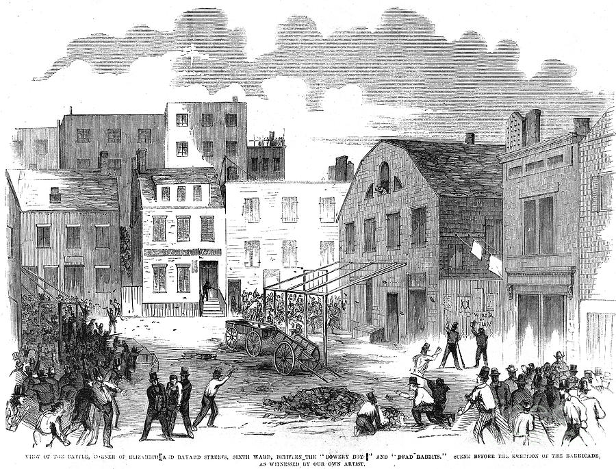 New York Gang War, 1857 Photograph by Granger